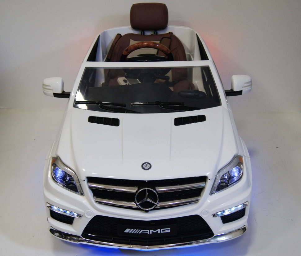 Электромобиль Mercedes Benz gl63 белый