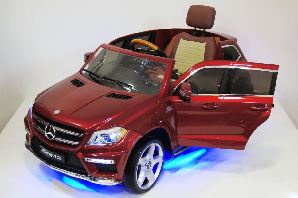 Электромобиль Mercedes Benz gl63 белый