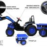 Детский электромобиль трактор-погрузчик с прицепом HL395
